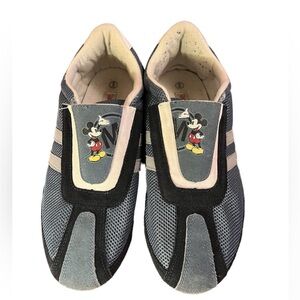 Disney Mickey Mouse Black and Gray Sneakers